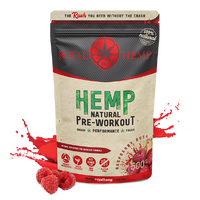 Hemp Natural Pre-Workout Raspberry Rush 500g